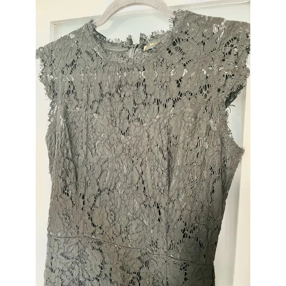 Miusol Women's Floral Lace Slim Evening Cocktail Lined Mini Dress Size Medium - Picture 4 of 14